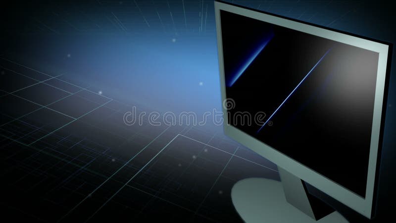 Computer Monitor 4 vector illustration