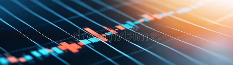 A computer monitor displaying a vast array of stock market numbers and trends royalty free stock photo