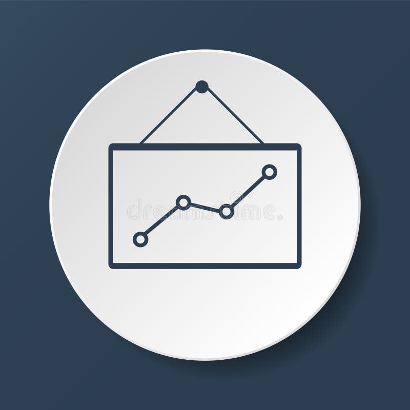 Computer monitors with different graphs vector illustration