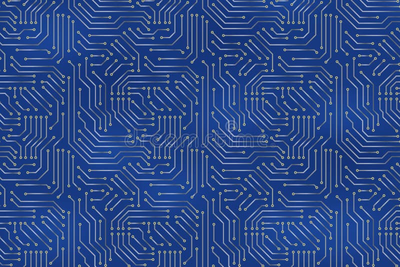 Computer motherboard background royalty free illustration
