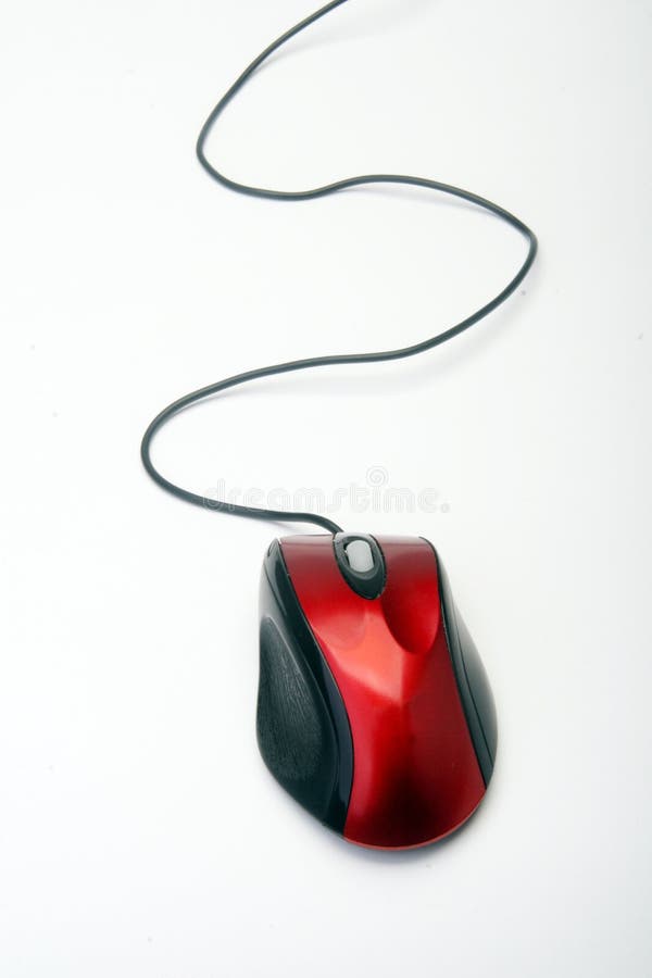 Computer Mouse with Long Cord Stock Photo Image of technology, point