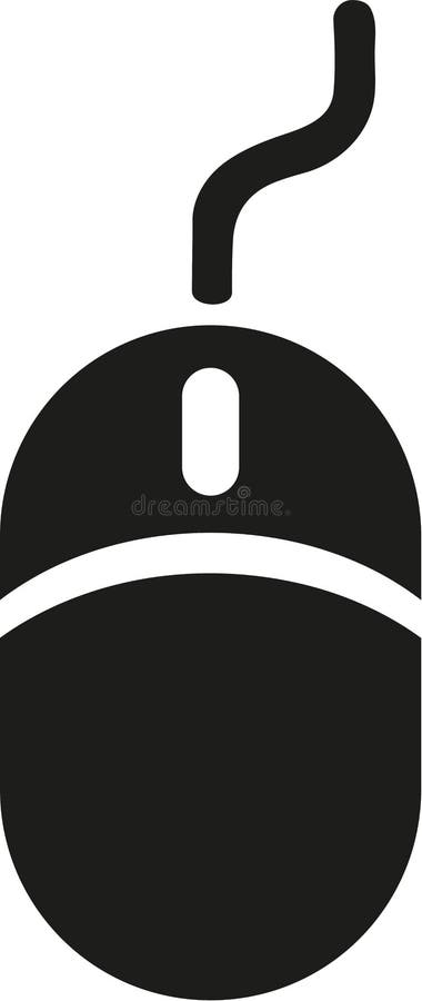 Computer mouse icon royalty free illustration