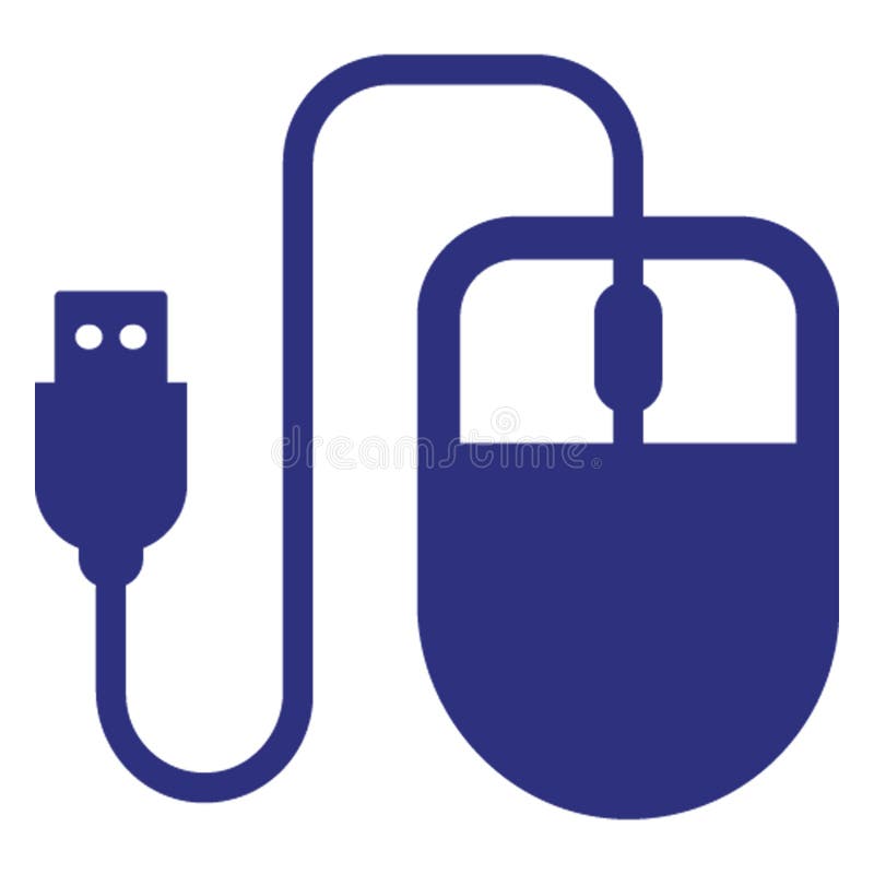 Computer mouse Isolated Vector Icon fully editable stock illustration