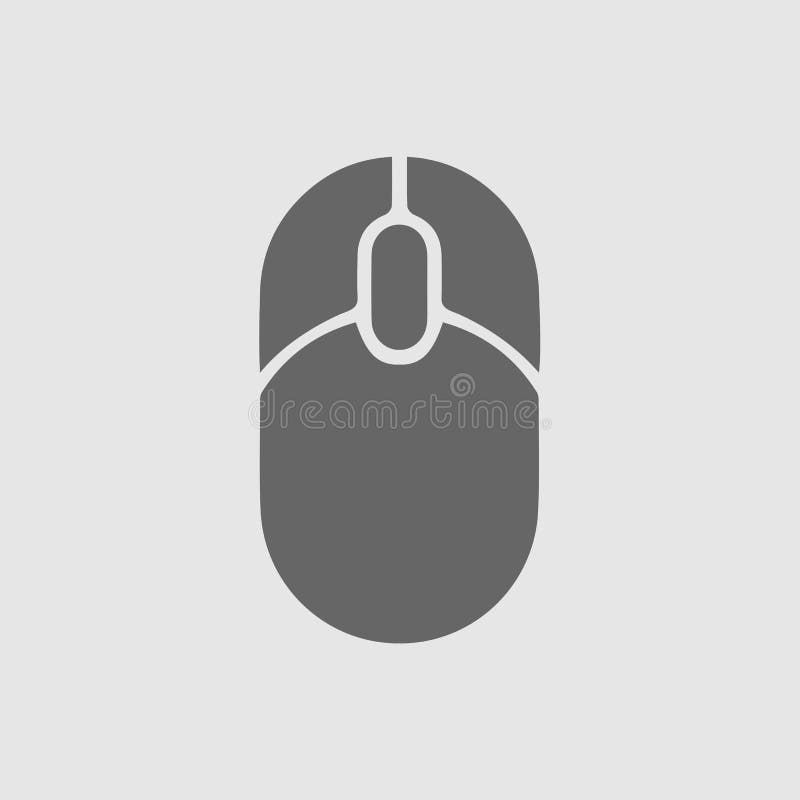 Computer Mouse Vector Icon Eps 10 Stock Vector Illustration of mouse