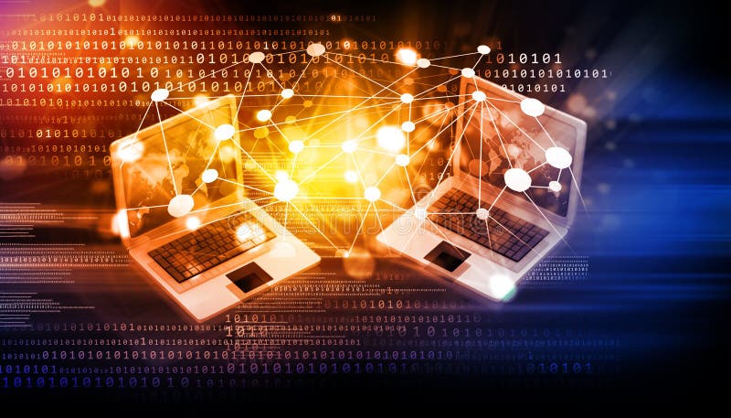 Computer network royalty free stock images