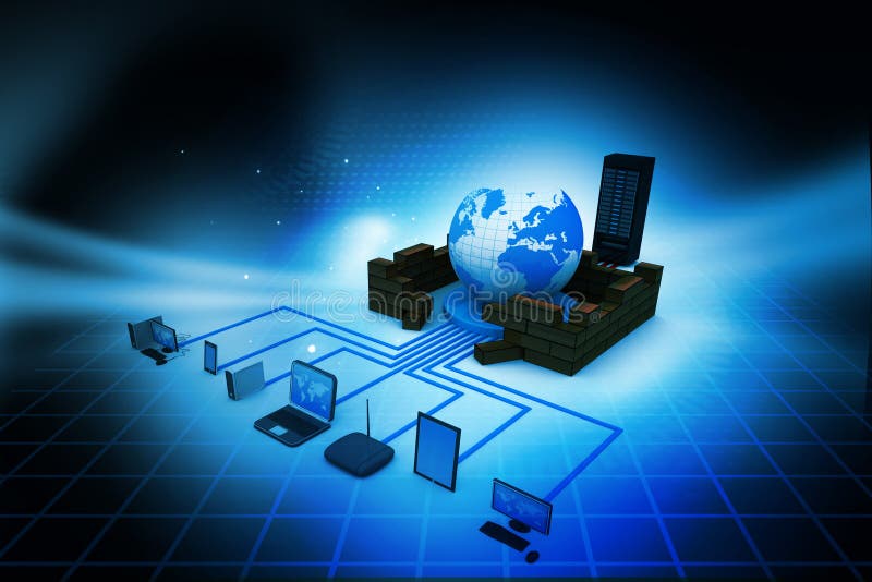 Computer Network royalty free stock photo