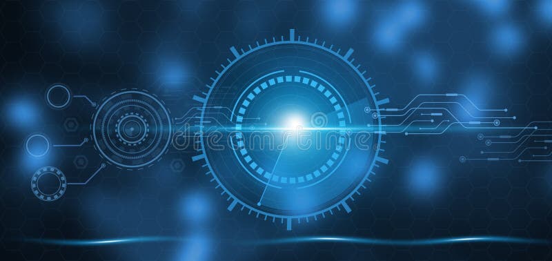 Computer network security protect and secure your data concept royalty free illustration