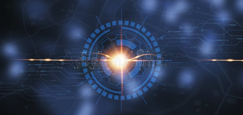 Computer network security protect and secure your data concept vector illustration