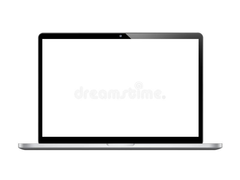 Computer portatile lucido moderno royalty illustrazione gratis