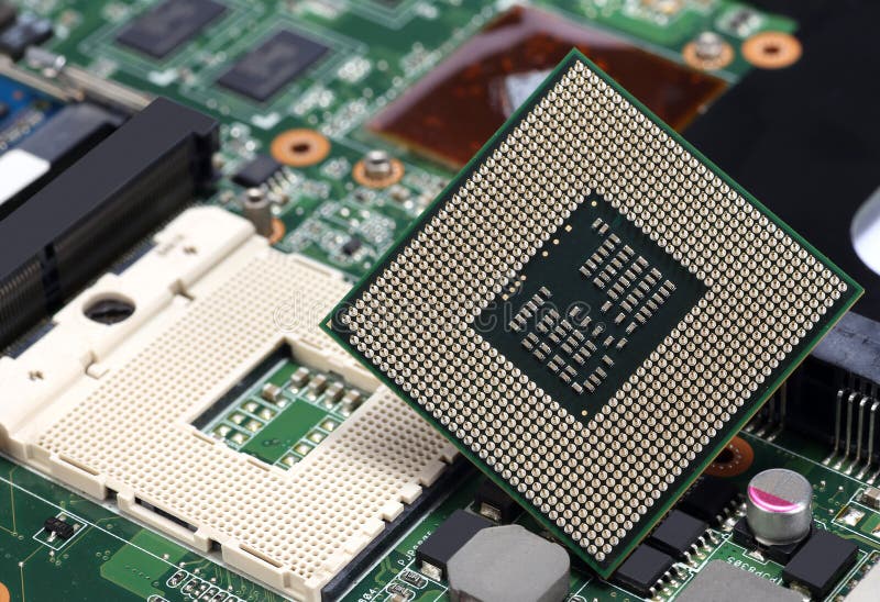 Computer processor cpu royalty free stock images
