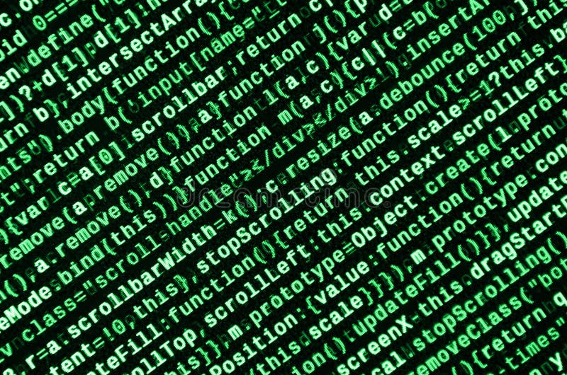 Computer program preview. Programming code typing. Information technology website coding standards for web design royalty free illustration Computer program preview. Programming code typing. Information technology website coding standards for web design royalty free illustration