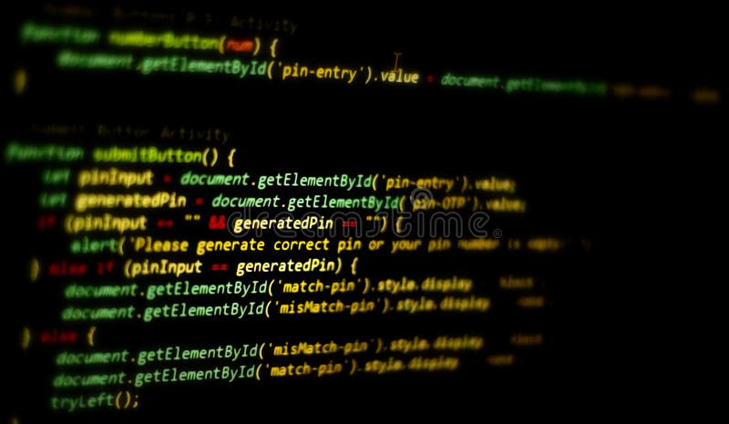 Code, HTML, Php Web Programming Source Code. Abstract Code Background ...