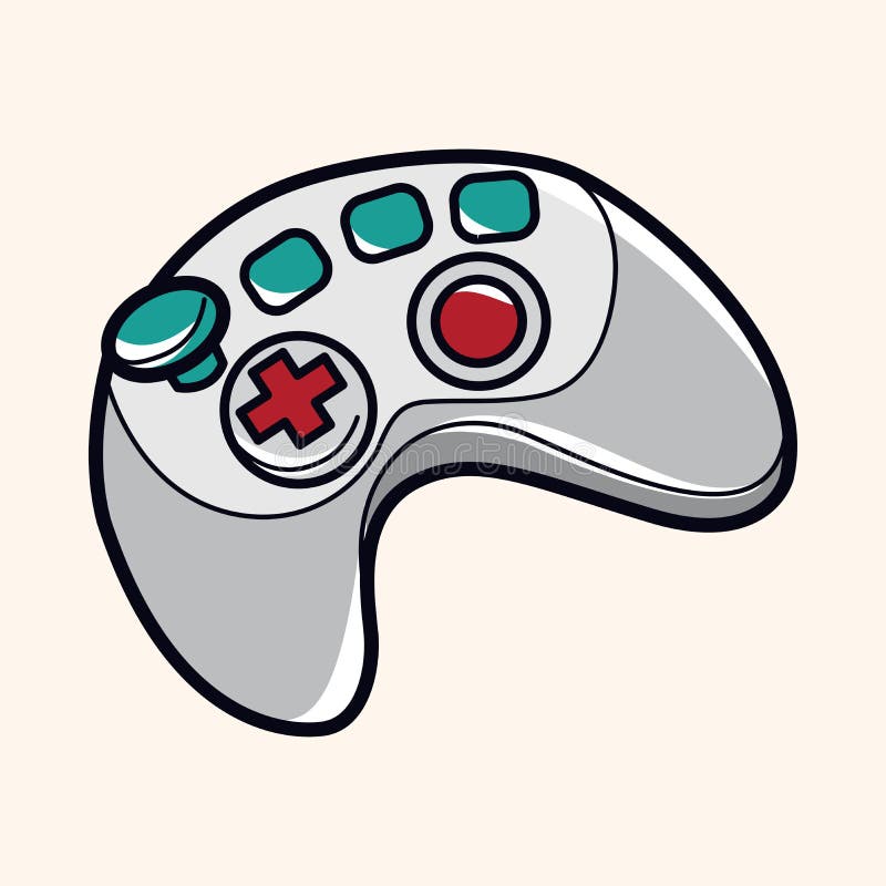 Computer-related Equipment Game Remote Control Theme Elements Stock