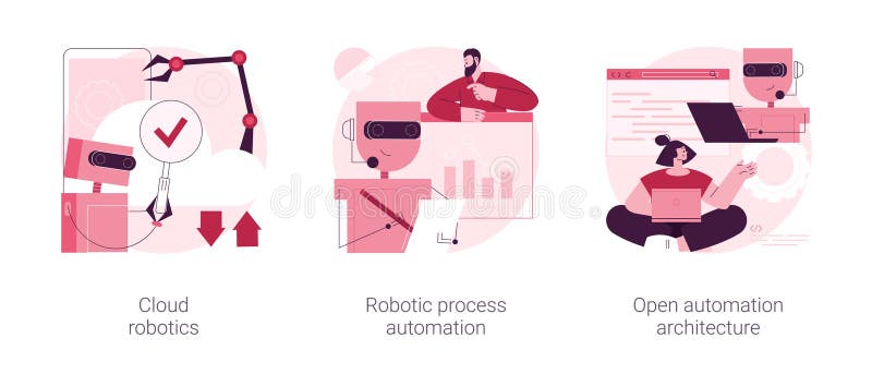 Computer Science Abstract Concept Vector Illustrations. Stock Vector ...