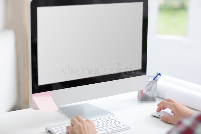 Computer screen royalty free stock photos