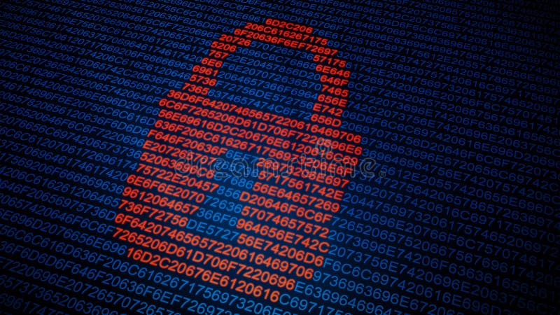 Computer security concept stock illustration