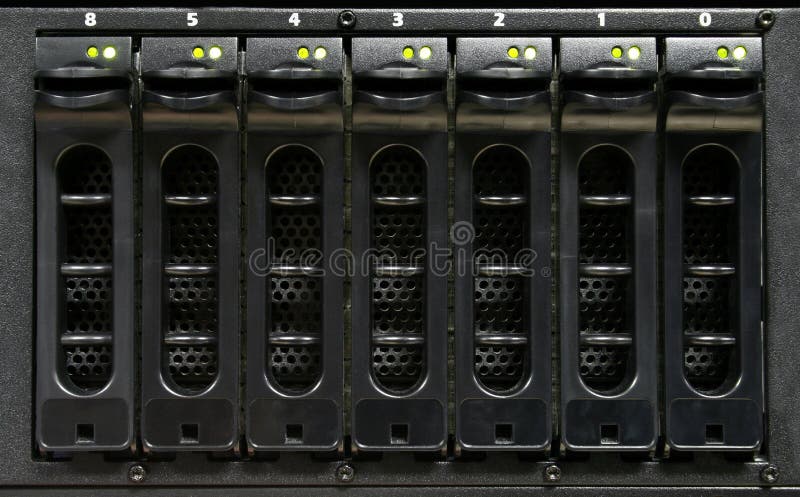 Computer/Server Hard Drives royalty free stock photos