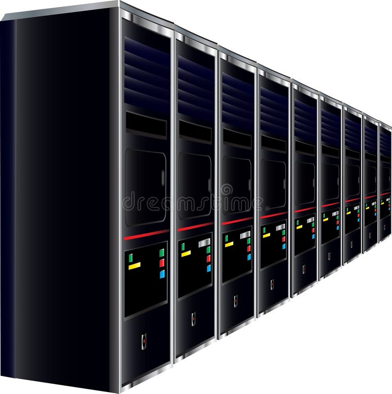 Computer Servers royalty free illustration Computer Servers royalty free illustration