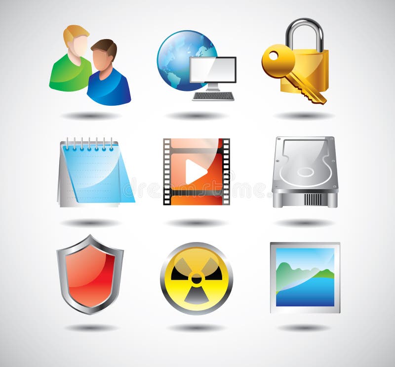 Computer system icons