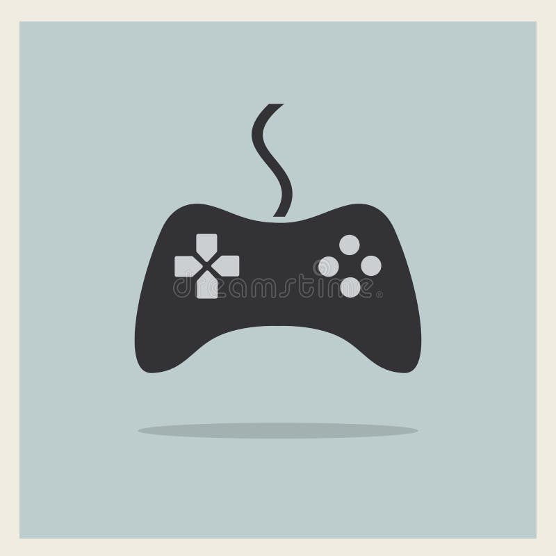 Computer Video Game Controller Joystick Vector vector illustration
