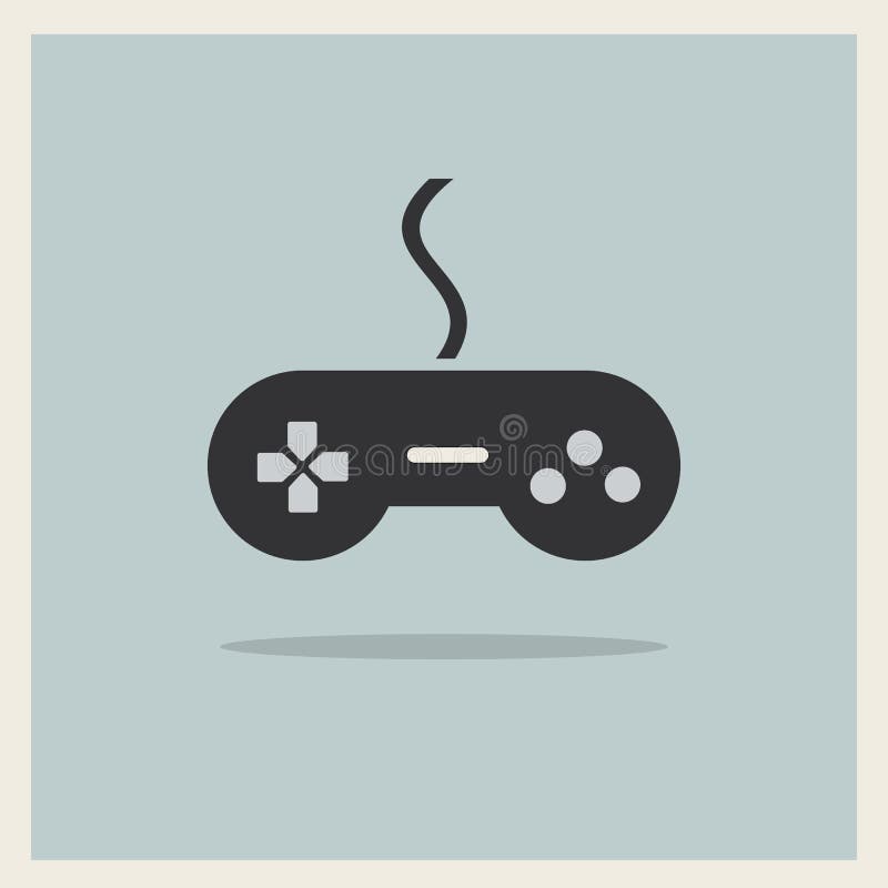 Computer Video Game Controller Joystick Vector stock illustration