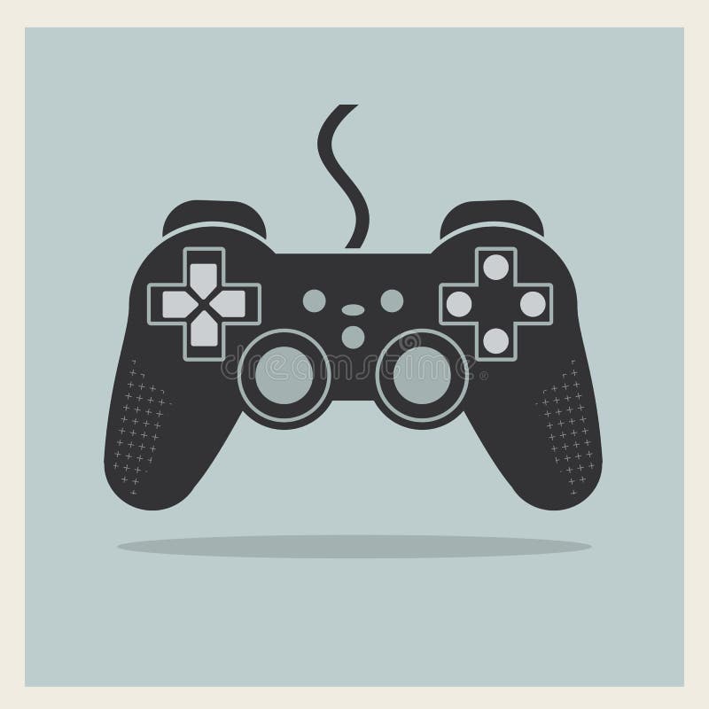 Computer-Videospiel-Kontrolleur Joystick Vector vektor abbildung