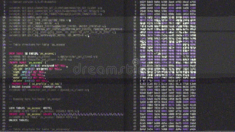 Computer virus affects the operating system via email. starts the encryption process and delete all data and files from hard drives. Bright abstract animation, 1920x1080. Computer matrix video