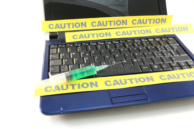 Computer virus infection stock photo Computer virus infection stock photo