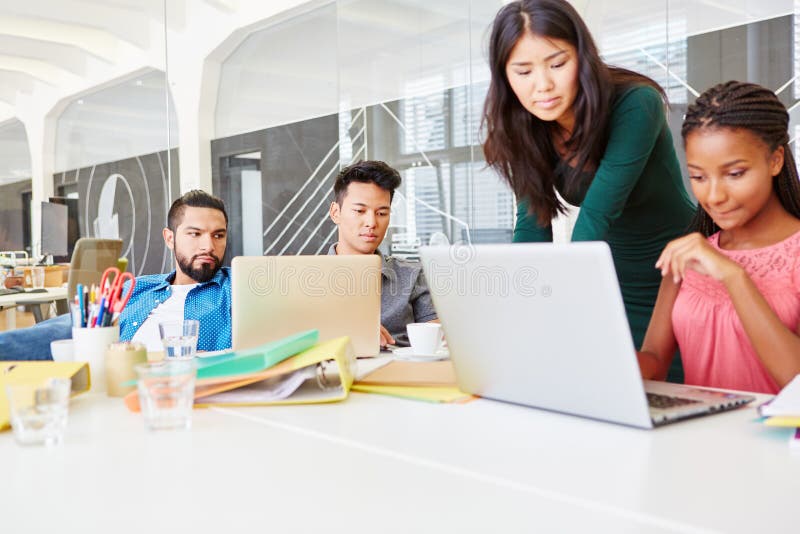 Computer Workshop in Start-up Company Stock Photo - Image of work