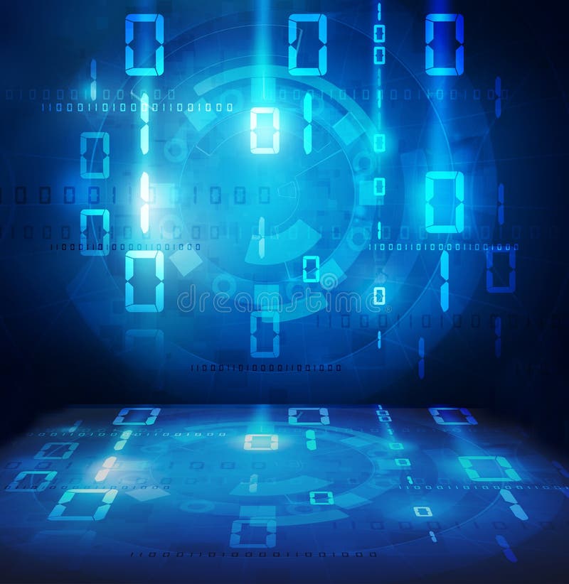 Computer-Codedaten stock abbildung