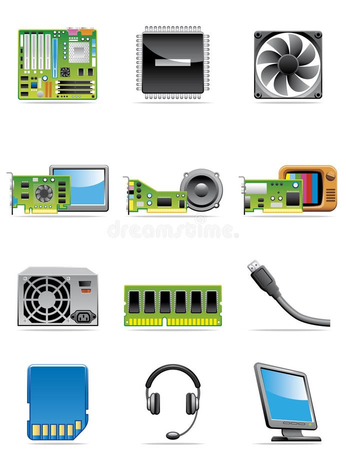 Vector illustration Computer devices icons. Vector illustration Computer devices icons