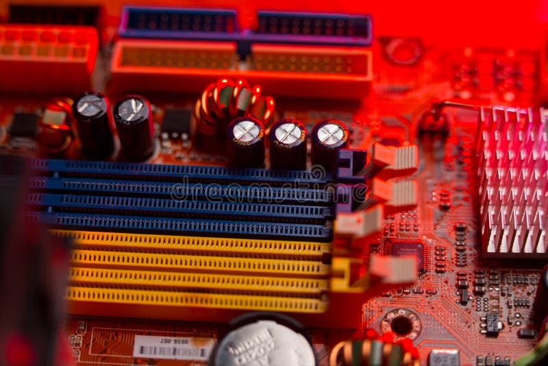 Computermotherboard stock foto's Computermotherboard stock foto's