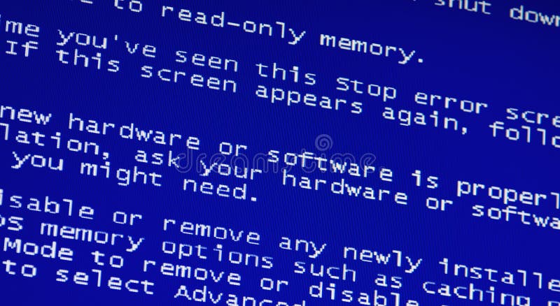 Computersystemabsturz stockbild Computersystemabsturz stockbild