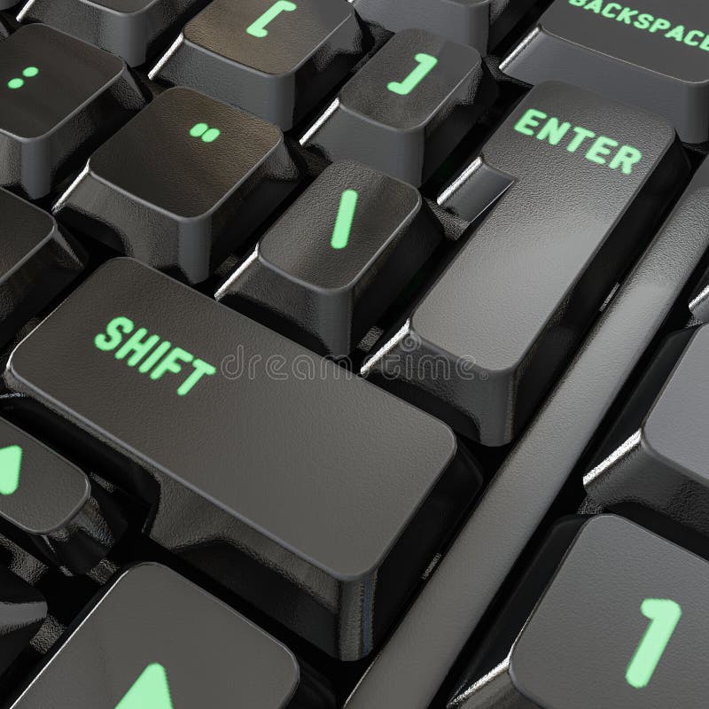 Computertastatur lizenzfreie abbildung