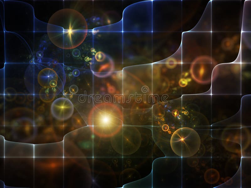 Computing Space vector illustration