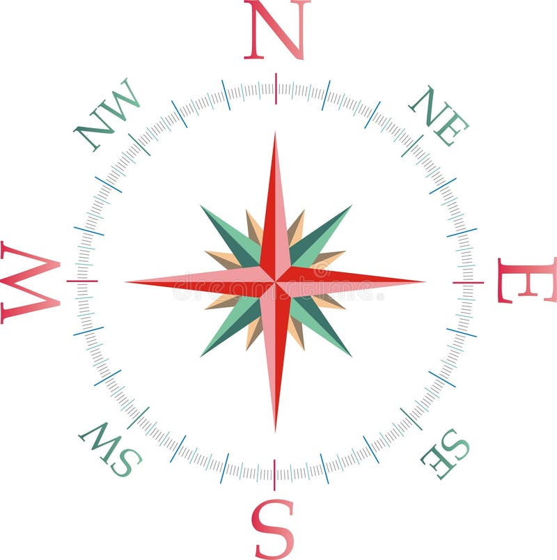 Very detailed and precise compass (vector). Very detailed and precise compass (vector)