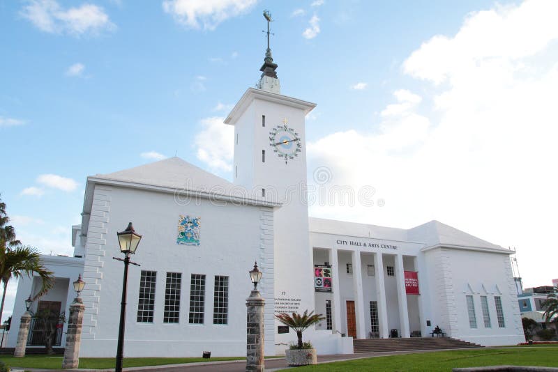 Comune in Bermude immagine stock