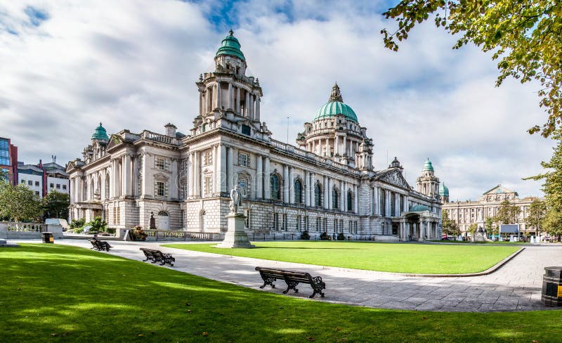 Comune di Belfast fotografie stock libere da diritti