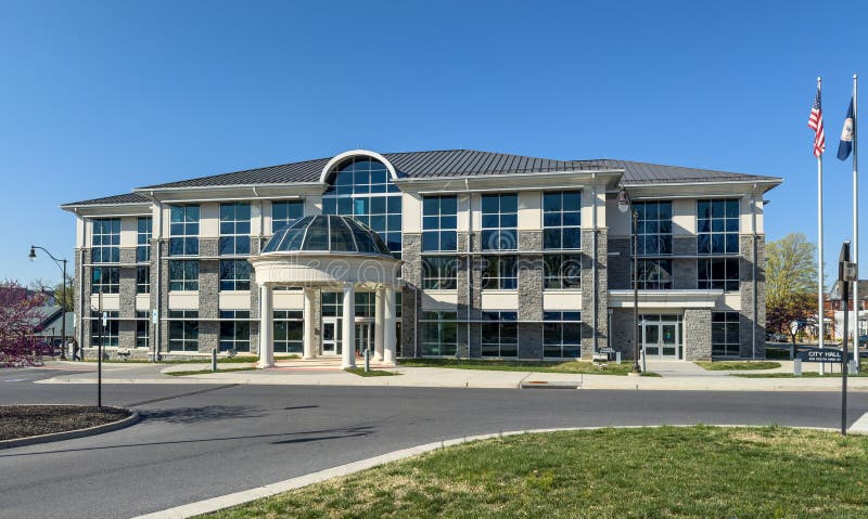 Comune di Harrisonburg in Virginia fotografie stock libere da diritti