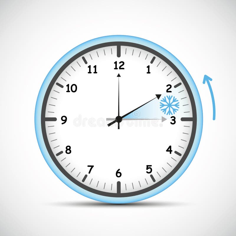 Comute ao pulso de disparo do azul do tempo de inverno ilustração stock Comute ao pulso de disparo do azul do tempo de inverno ilustração stock