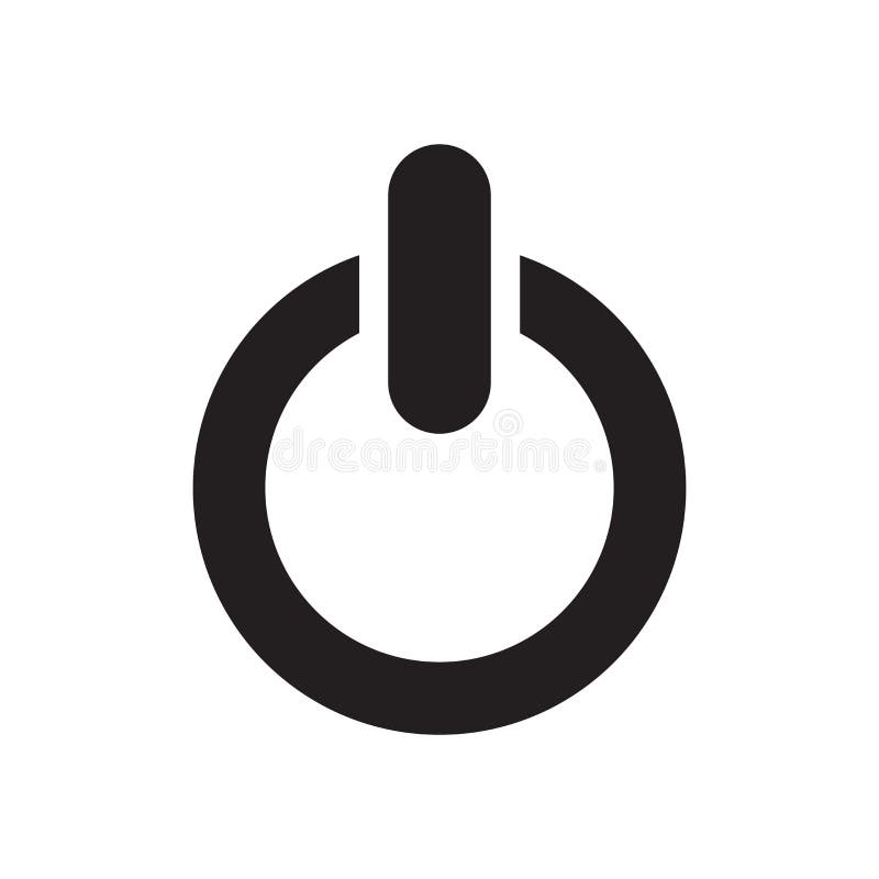 Comute o sinal do vetor do ícone e o símbolo isolado no fundo branco, comuta o conceito do logotipo