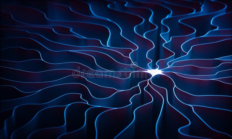 Conceito artificial do neurônio ilustração do vetor Conceito artificial do neurônio ilustração do vetor
