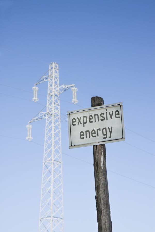 Conceito caro da energia fotos de stock Conceito caro da energia fotos de stock