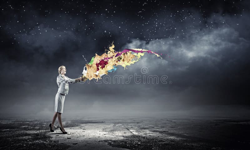 Conceito creativo imagem de stock Conceito creativo imagem de stock