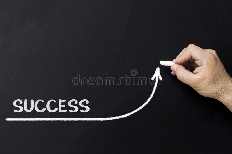 Conceito crescente do sucesso Linha de aceleração da tração do homem de negócios de melhorar o sucesso imagem de stock royalty free Conceito crescente do sucesso Linha de aceleração da tração do homem de negócios de melhorar o sucesso imagem de stock royalty free
