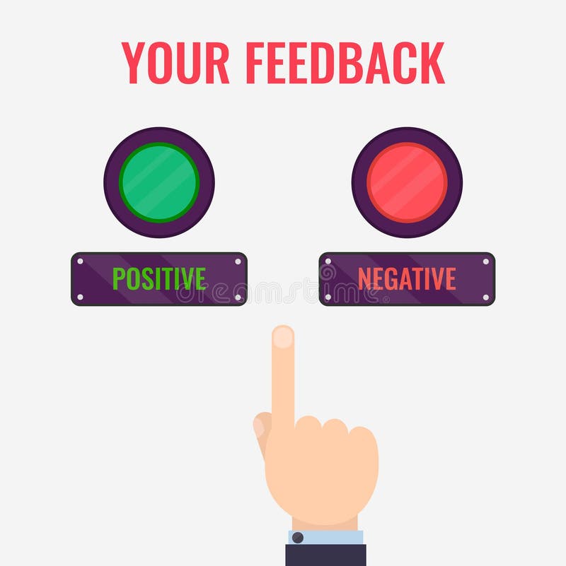 Conceito da avaliação do feedback ilustração stock Conceito da avaliação do feedback ilustração stock