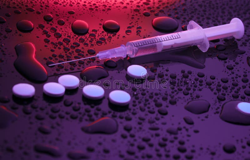 Conceito da droga, apego fotos de stock royalty free