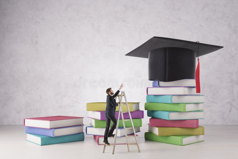 Conceito da educação e do trabalho duro imagens de stock Conceito da educação e do trabalho duro imagens de stock