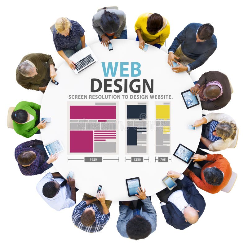Conceito da informação dos meios das ideias do Web site da rede do design web