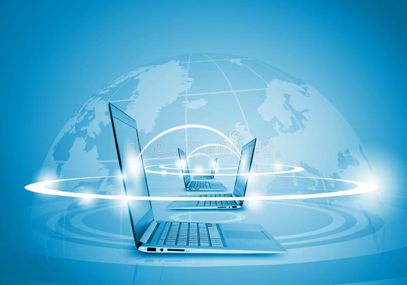 Conceito de rede ilustração do vetor